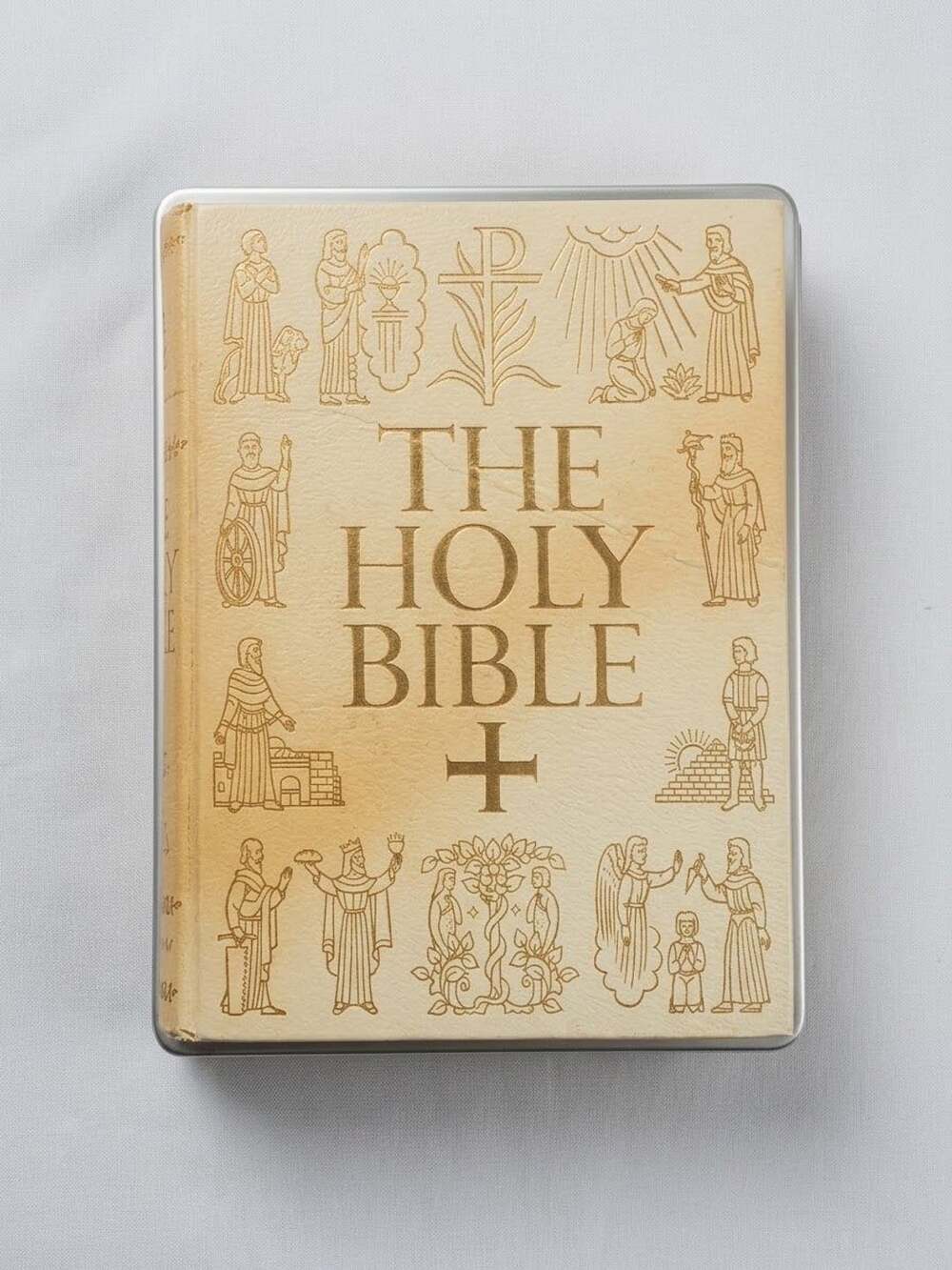 Vintage The Holy Bible Illustrated Hardcover Edition